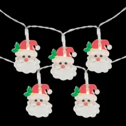 Northlight LED Micro Santa Claus Christmas Light Set - 8" Clear Wire - 10ct 6 Northlight LED Micro Santa Claus Christmas Light Set - 8" Clear Wire - 10ct -Northlight GUEST e41275f9 a924 47db be82 be127851a8c5