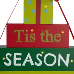 Northlight Lighted "Tis The Season To Be Jolly" Christmas Decoration - 11.75" -Northlight GUEST e4404675 994e 4a86 a008 ba077c089407