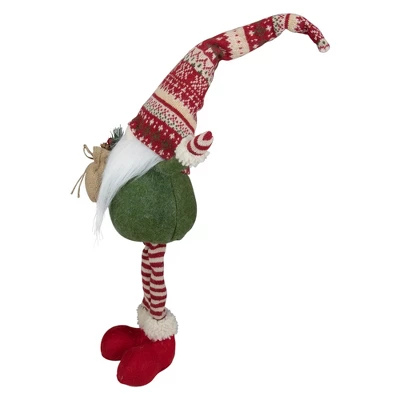 Northlight Standing Gnome Christmas Decoration With Gift Bag - 27" 4 Northlight Standing Gnome Christmas Decoration With Gift Bag - 27" - Image 2