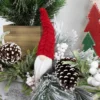 Northlight Gnome With Knitted Hat Christmas Decoration - 8" - Gray And Red -Northlight GUEST e53abecf 588f 454f a99c 5857c0defed6