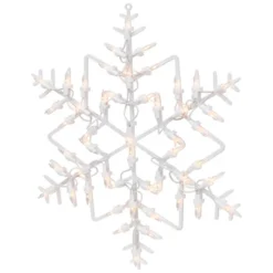 Northlight 16" White Lighted Snowflake Christmas Window Silhouette -Northlight GUEST e737a7e8 b334 46b4 b0b9 fe558243b857
