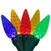 Northlight LED C6 Faceted Christmas Lights - Multicolor - 15.75’ Green Wire - 50ct 2 Northlight LED C6 Faceted Christmas Lights - Multicolor - 15.75’ Green Wire - 50ct -Northlight GUEST e756de86 4728 4b16 a8f0 20f3cfb2823d