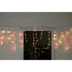 Northlight Mini Icicle Christmas Lights - Red And Clear - 2.5' White Wire - 50ct 5 Northlight Mini Icicle Christmas Lights - Red And Clear - 2.5' White Wire - 50ct -Northlight GUEST e7ad609f 8c6a 493d 8a38 2b0e3276e629