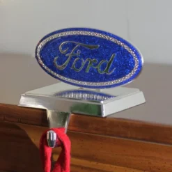 Northlight Officially Licenced Ford Logo Christmas Stocking Holder - Blue/Silver -Northlight GUEST e7ea1cb8 9874 4834 9aca cfc631509f0d