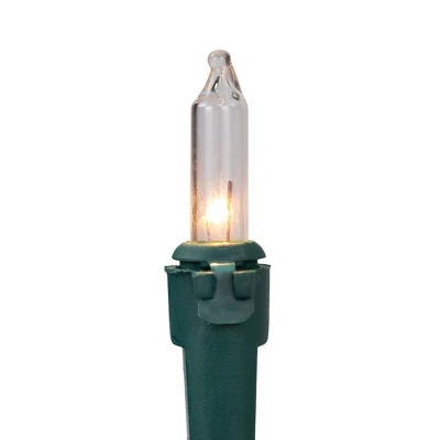 Northlight Mini Incandescent Christmas Lights - Red And Clear - 20.25' Green Wire - 100ct 6 Northlight Mini Incandescent Christmas Lights - Red And Clear - 20.25' Green Wire - 100ct - Image 4