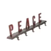 Northlight Buffalo Plaid “PEACE” Christmas Stocking Holder - 6" - 5 Piece -Northlight GUEST e886939d 1595 4f50 91a4 544701292d88