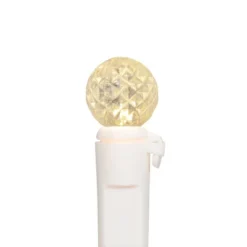 Northlight LED G12 Berry Mini Christmas Lights - Warm White - 15.9' - White Wire - 50ct -Northlight GUEST e987ef45 9dd3 4a3b 958b 4057ca671997