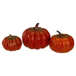 Northlight Set Of 5 Artificial Fall Harvest Pumpkins Decorations 4"