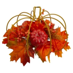 Northlight 12" Autumn Harvest Maple Leaf And Berry Pumpkin Tabletop Centerpiece 6 Northlight 12" Autumn Harvest Maple Leaf And Berry Pumpkin Tabletop Centerpiece -Northlight GUEST eb4282f7 56e1 48ad a116 3922db0f15a5