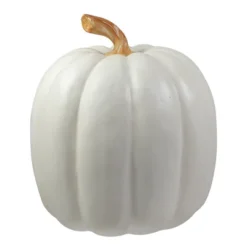 Northlight 8" White Pumpkin Autumn Harvest Tabletop Decoration -Northlight GUEST ec3900bb cbcb 4bf0 8d00 5f448fa6dbb0