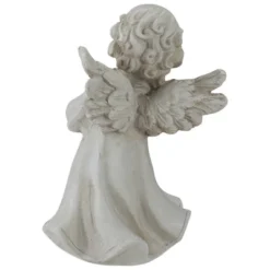 Northlight 6.5" Angel Girl Holding Flower Outdoor Garden Statue -Northlight GUEST eeb4ed7f b472 4619 8b7a a34f9fa34060