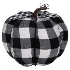 Northlight 7" Black And White Buffalo Plaid Fall Harvest Tabletop Pumpkin 7 Northlight 7" Black And White Buffalo Plaid Fall Harvest Tabletop Pumpkin -Northlight GUEST efe89a58 0e57 49e6 a735 de2f67d5cbcf
