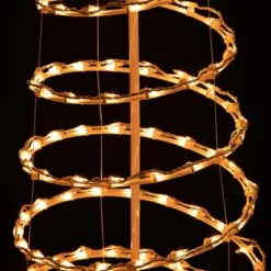 Northlight Spiral Cone Tree Lighted Outdoor Christmas Decoration - 6' - Clear Lights -Northlight GUEST f118e42a a044 4262 92c9 d9ab622b3c61