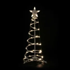 Northlight LED Lighted Spiral Outdoor Christmas Trees - 3' And 4' - Warm White Lights - Set Of 2 -Northlight GUEST f39305c2 cc37 47ef acee eb7e15db8aa3