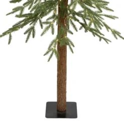 Northlight Pre-Lit Medium Alpine Artificial Christmas Tree - 6' - Clear LED Lights -Northlight GUEST f4a1cdc7 c717 47ff 9247 3445d5976cb3