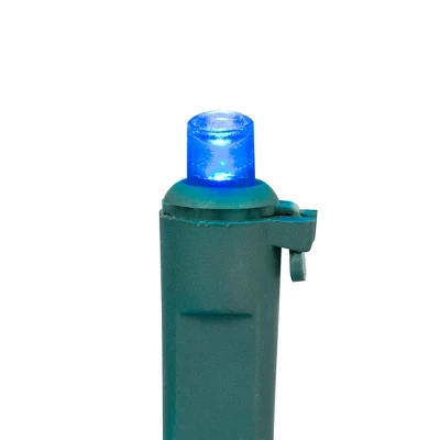 Northlight 50ct Blue And White LED Wide Angle Mini Christmas Lights, 16.25ft Green Wire 6 Northlight 50ct Blue And White LED Wide Angle Mini Christmas Lights, 16.25ft Green Wire - Image 4