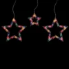 Northlight Star Shaped Icicle Christmas Lights - Multicolor - 7' White Wire - 6ct -Northlight GUEST f5529590 1ce8 48b2 a415 e1e5fb3b6165