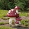 Northlight 18" Red And Beige Mushroom House Outdoor Garden Statue 2 Northlight 18" Red And Beige Mushroom House Outdoor Garden Statue -Northlight GUEST f6d0f166 ded1 4332 b84c b292dab50183