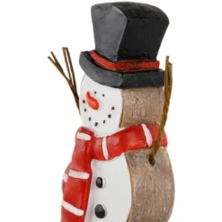 Northlight Wooden Snowman "Merry Christmas" Decoration - 8.5" -Northlight GUEST f7382e8f ad8e 4fcc b0f3 06d085394791