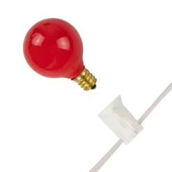 Northlight Patriotic G40 Globe Indoor Outdoor Patio Lights - 9' White Wire - 10ct -Northlight GUEST f7a7f045 20e1 4172 846b 22b0739d611c