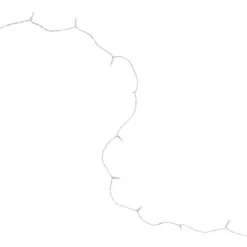 Northlight Battery Operated Wide Angle LED Christmas Lights - Warm White - 9.5' White Wire - 20ct -Northlight GUEST f8b9f897 87c6 4a6b abb1 8302db92792c 1