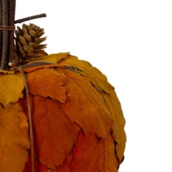 Northlight 7.5" Orange And Brown Fall Harvest Tabletop Pumpkin -Northlight GUEST fbc09d53 bd7f 4beb bd60 857eeeb3f7db