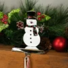 Northlight Smiling Snowman Christmas Stocking Holder - 6" -Northlight GUEST fbdf13dd 28f5 4fb8 b57c d88b2d5cc515