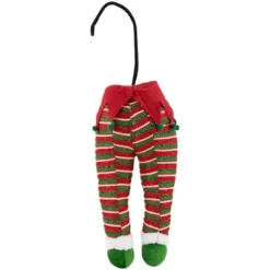 Northlight 19" Red And Green Striped Elf Legs Christmas Decoration -Northlight GUEST feb8b58a f7e9 44e4 9794 8dcfde76c29e