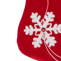 Northlight 20.5-Inch Red And White Velvet With White Snowflake Christmas Stocking 11 Northlight 20.5-Inch Red And White Velvet With White Snowflake Christmas Stocking -Northlight GUEST fec8832f 0194 4c88 adf5 068321505c2c